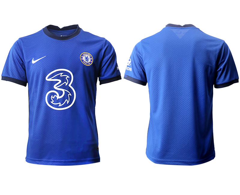 Men 2020-2021 club Chelsea home aaa version blank blue Soccer Jerseys->chelsea jersey->Soccer Club Jersey